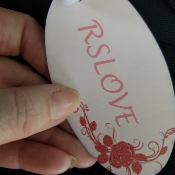 RS Love Sheer Lace Short Robe Black - Picture 11 of 13